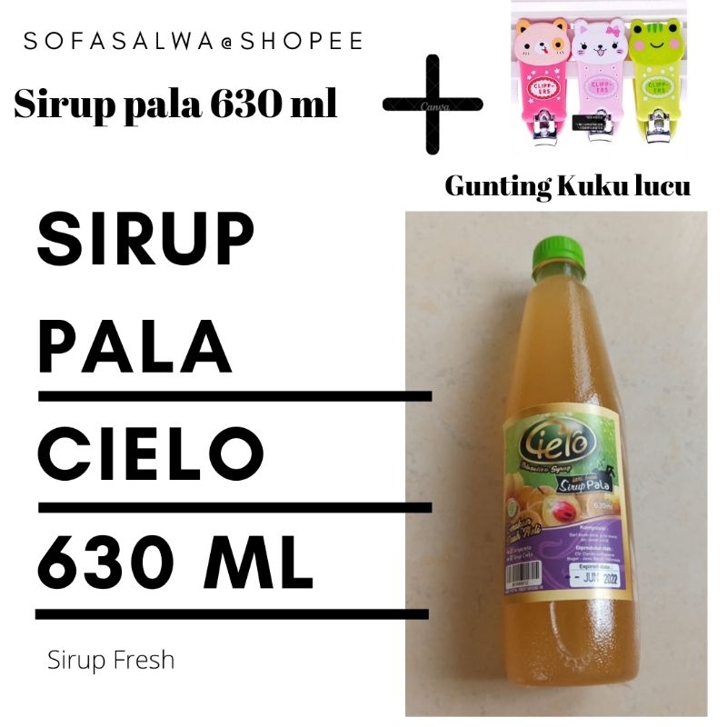 

Sirup pala Cielo 630ml Free Gunting kuku (cocok untuk insomnia)