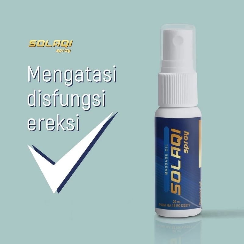 Solaqi spray herbal 100% asli bpom / spray Solaqi for man herbal oles Original