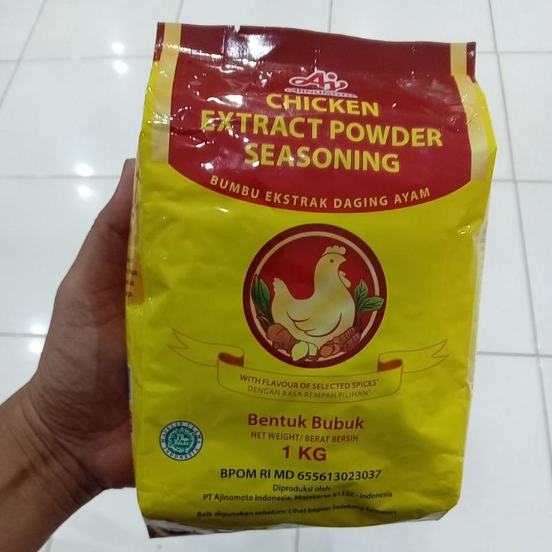 

Mahbubah - Ajinomoto 1 Kg Chicken Extract Powder Seasoning Bumbu Ekstrak Daging Ayam