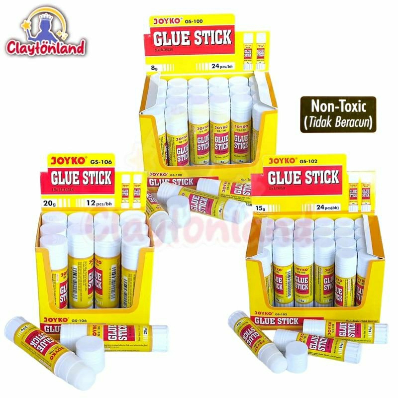 

Glue stik merek joyko 1 Box / Lem kertas stik