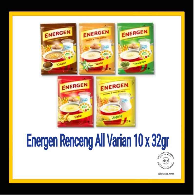 

Energen renceng all varian rasa isi 10 sachet