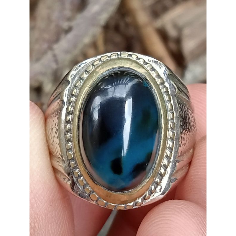 ✅ Natural Bacan Doko Majiko - Material Coklat ( Batu Akik asli Ternate - bukan fire opal kalimaya ke