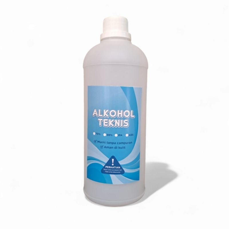 Alkohol teknis 96% 1 liter - Alkohol 96% teknis 1 liter