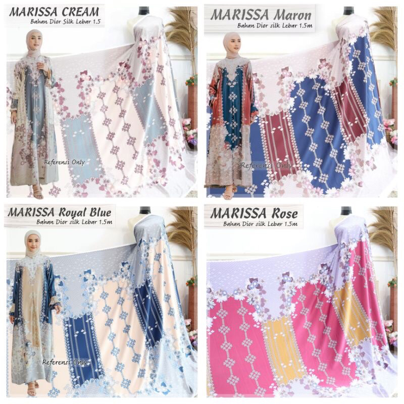 Ready kain Marissa dress Series Looklike/Geulis.id