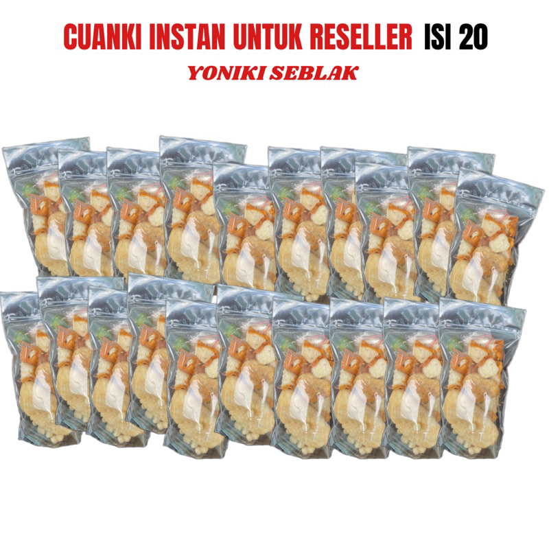 

Korzaln Paket Reseller Cuanki Isi 20 Tanpa Cilok