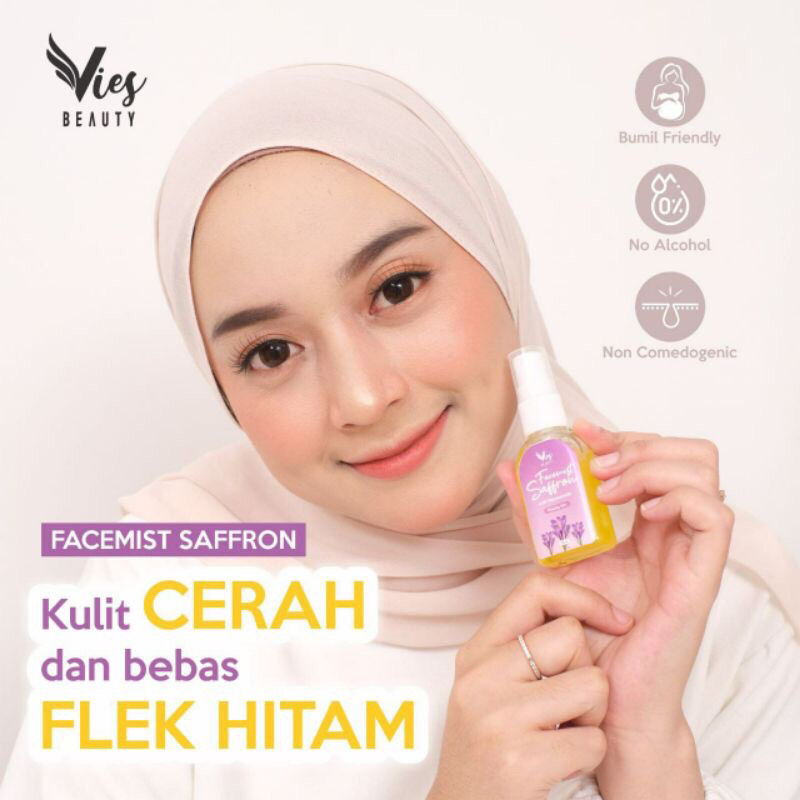 Facemist Saffron Vies Beauty BPOM / Facemist Glowup / facemist viral / Facemist murah