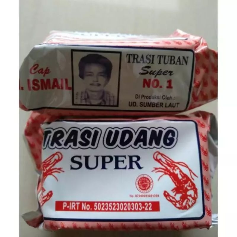 

Trasi ismail merah 100gram/ terasi khas tuban