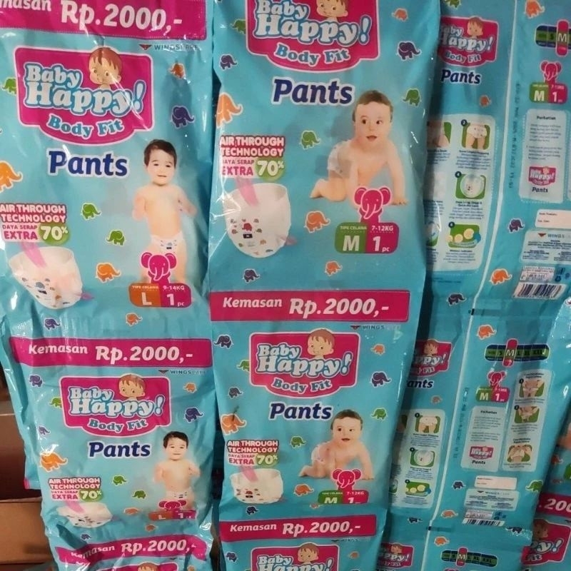 Pampers Baby Happy Renceng ECER M L XL