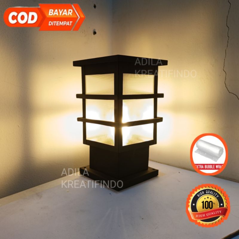 Lampu minimalis taman hias pilar pagar termurah MINIMALIS