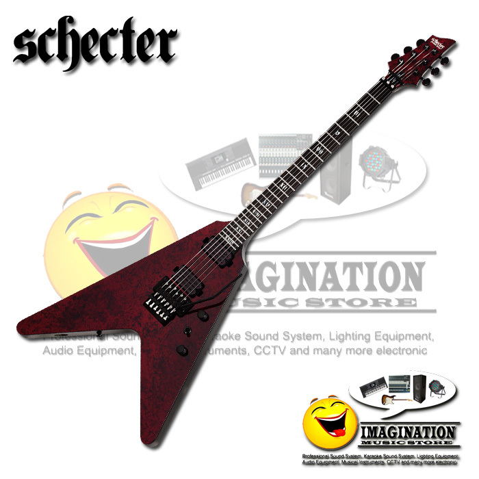 Schecter V-1 FR Apocalypse - Red Reign