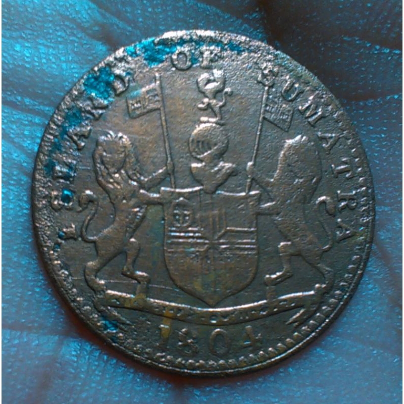 Koin 1 Kepeng Island Of Sumatra 1804