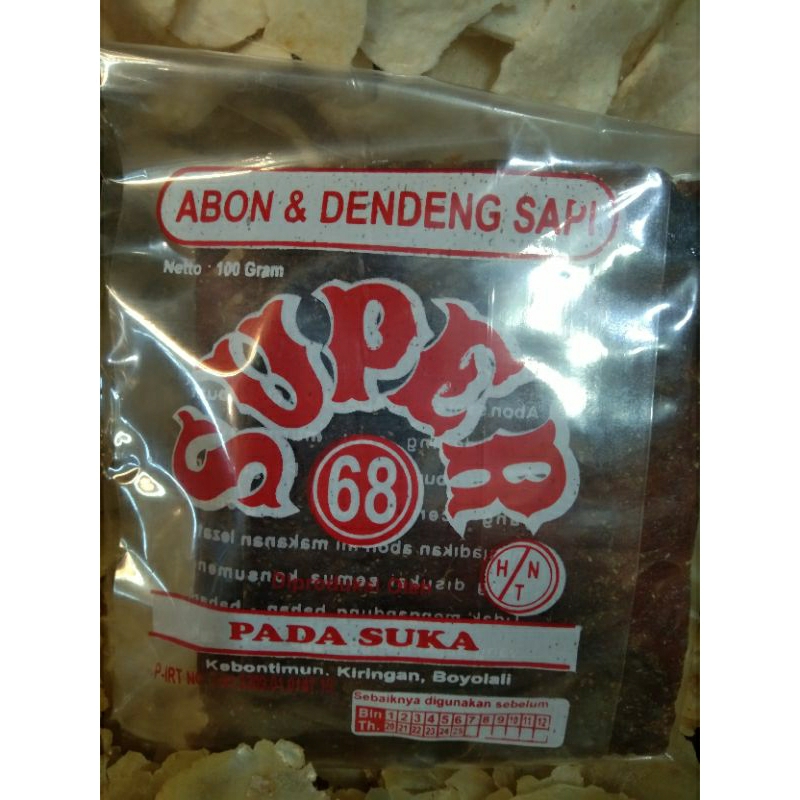 

Dendeng sapi super pada suka 100 gr enak lezat