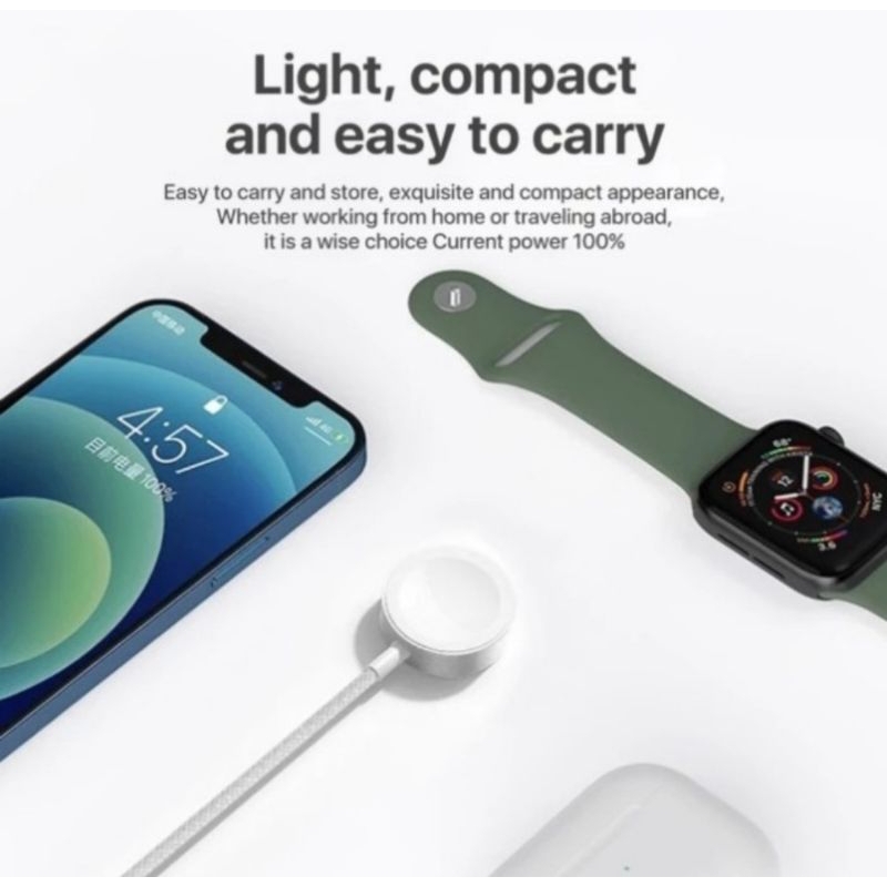 Kiip Wireless charging IWATCH USB Charger APLE watch magnetic cable KP-WC-WH10-WH
