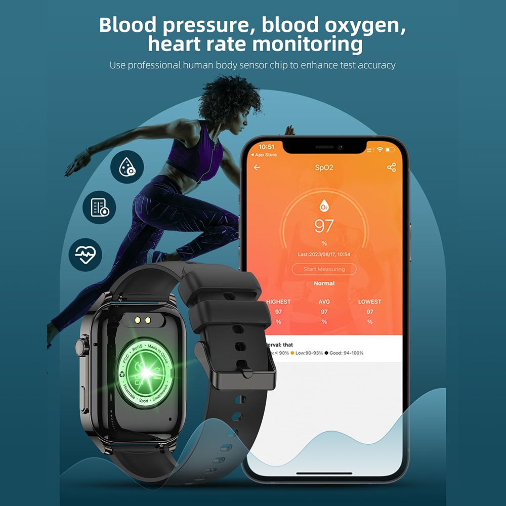 Bozlun jam tangan smartwatch pria outdoor olahraga watch with android ios jam anti air anak perempuan original 100%