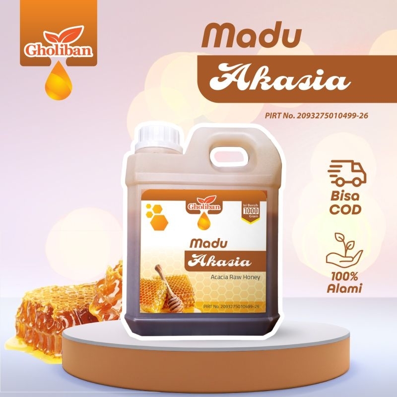 

Madu Murni Akasia Gholiban 1 kg Raw Honey Asli