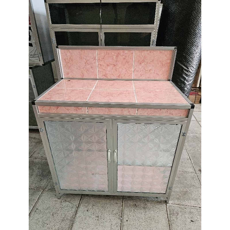 rak lemari meja kompor keramik 2 pintu