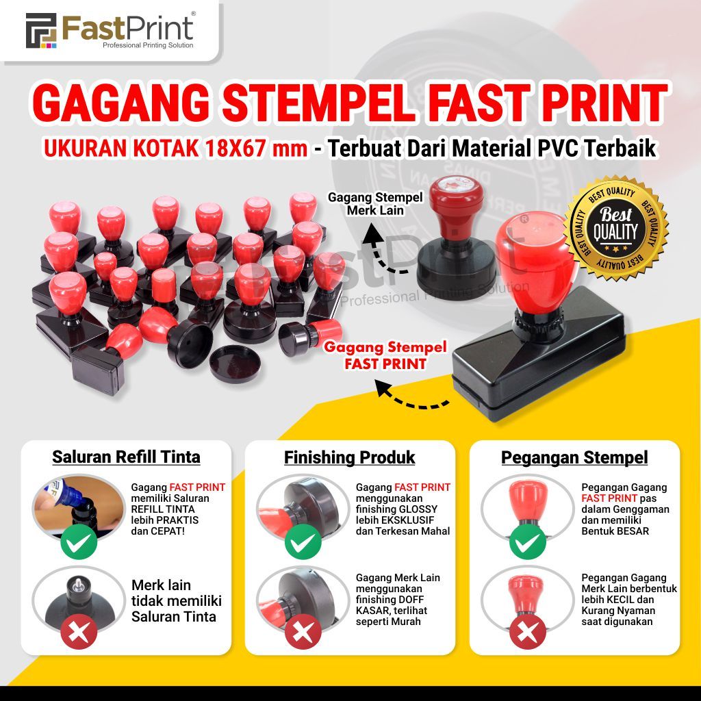

Fast Print Gagang Stempel Flash 18X67 MM Kotak