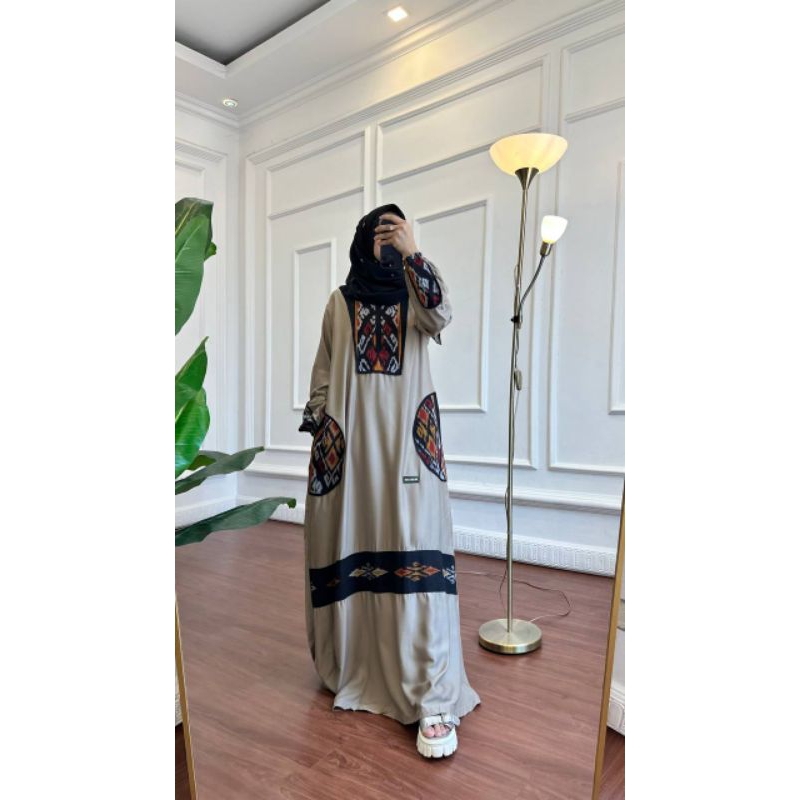 Dress Cappucino etnic ORI by ANJANI STORE