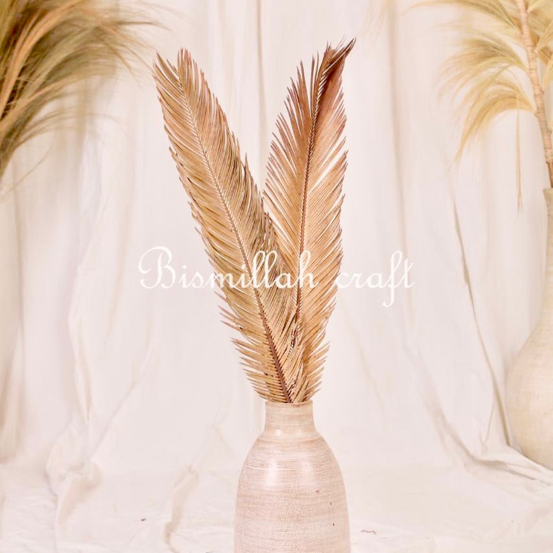DEKORASI RUSTIC SIKAS Dekorasi Rustik Tanaman Daun Kering Sikas Palem Gandum Ilalang Daun Sikas Keri