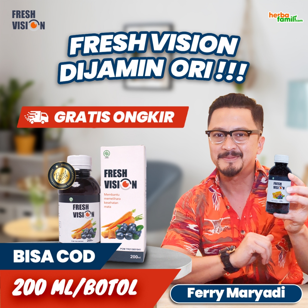 

FRESH VISION VITAMIN MATA Mata Normal Kembali Tanpa Operasi Cara Alami Mengobati Mata Minus Mata Merah Mata Bengkak Katarak Glukoma Rabun Jauh Dan Dekat