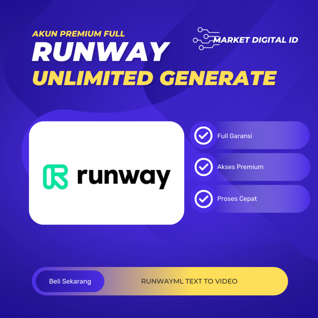 RUNWAYML TEXT TO VIDEO akses premium private akun