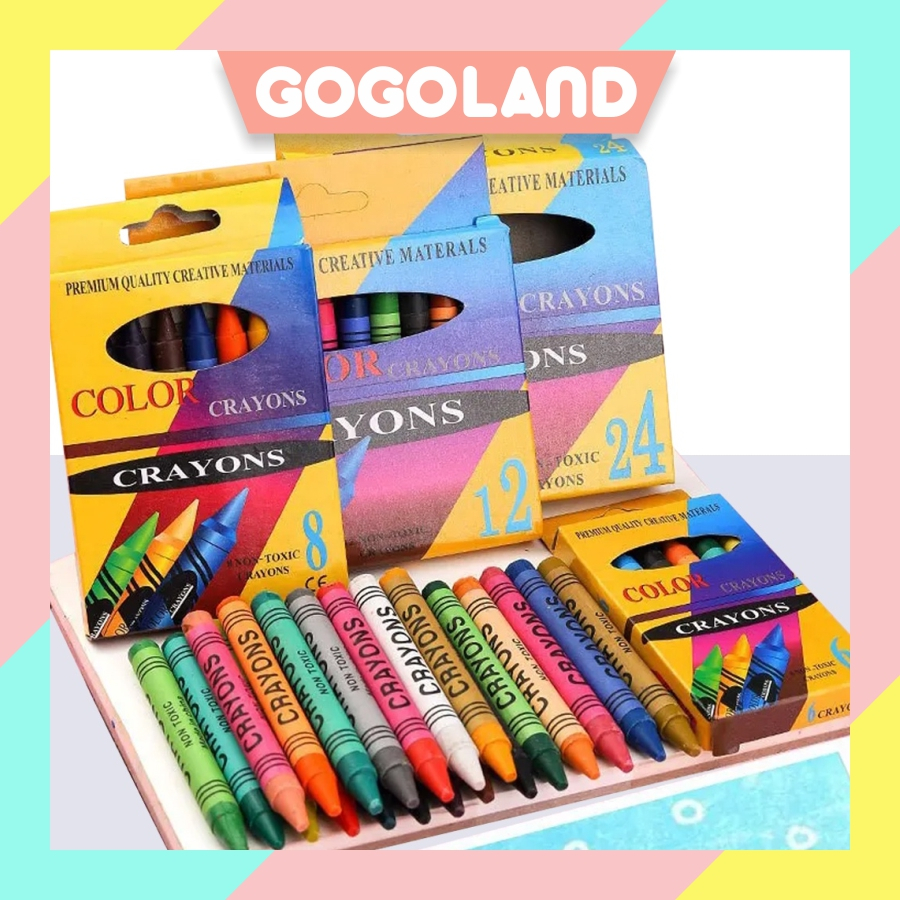 

⭐Gogoland⭐ PENSIL CRAYON ISI 24 WARNA / PENSIL WARNA GAMBAR 24PCS / CRAYON SET ANAK 24 ART SET / ARTSET 24 PCS / PENSIL KRAYON ANAK MURAH S096