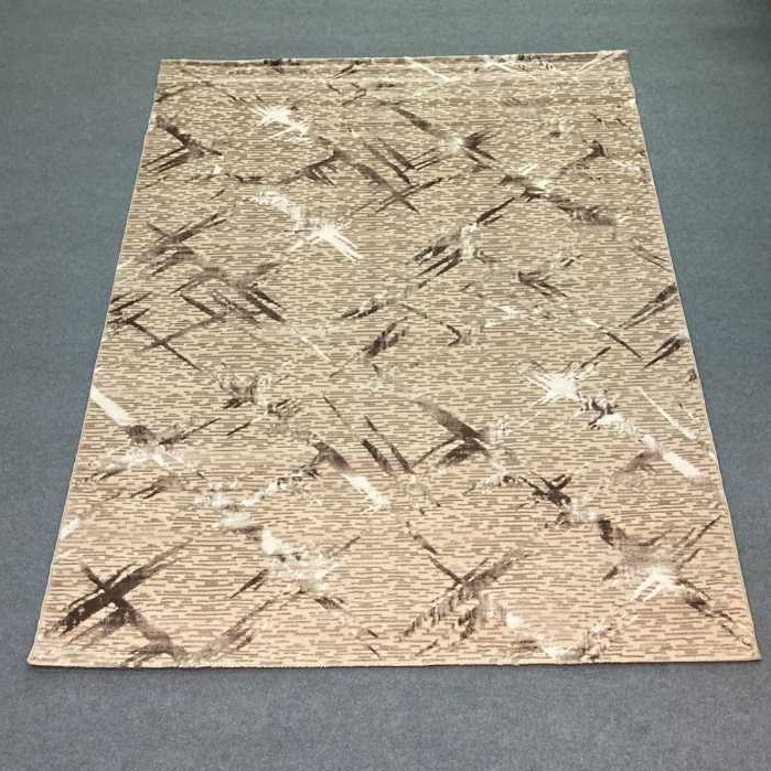 Karpet Turki Import Permadani 200x285 Modern Silver Cream Karpet Import Turki
