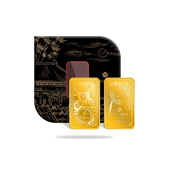 Logam Mulia Antam Ox 8 gram / Antam Kerbau 8 gram