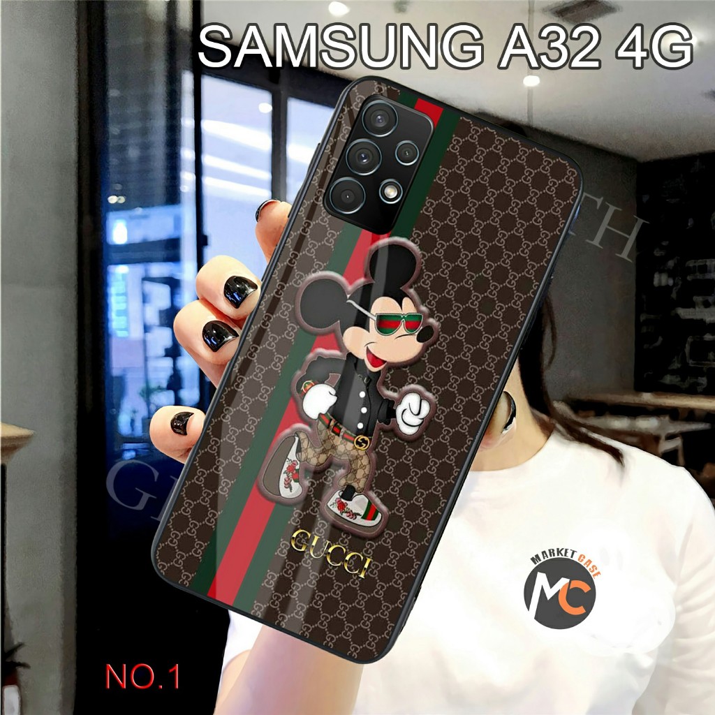 H1291 SoftCase Glass Kaca SAMSUNG A32 CASE SAMSUNG A32 Casing Handphone SAMSUNG A32