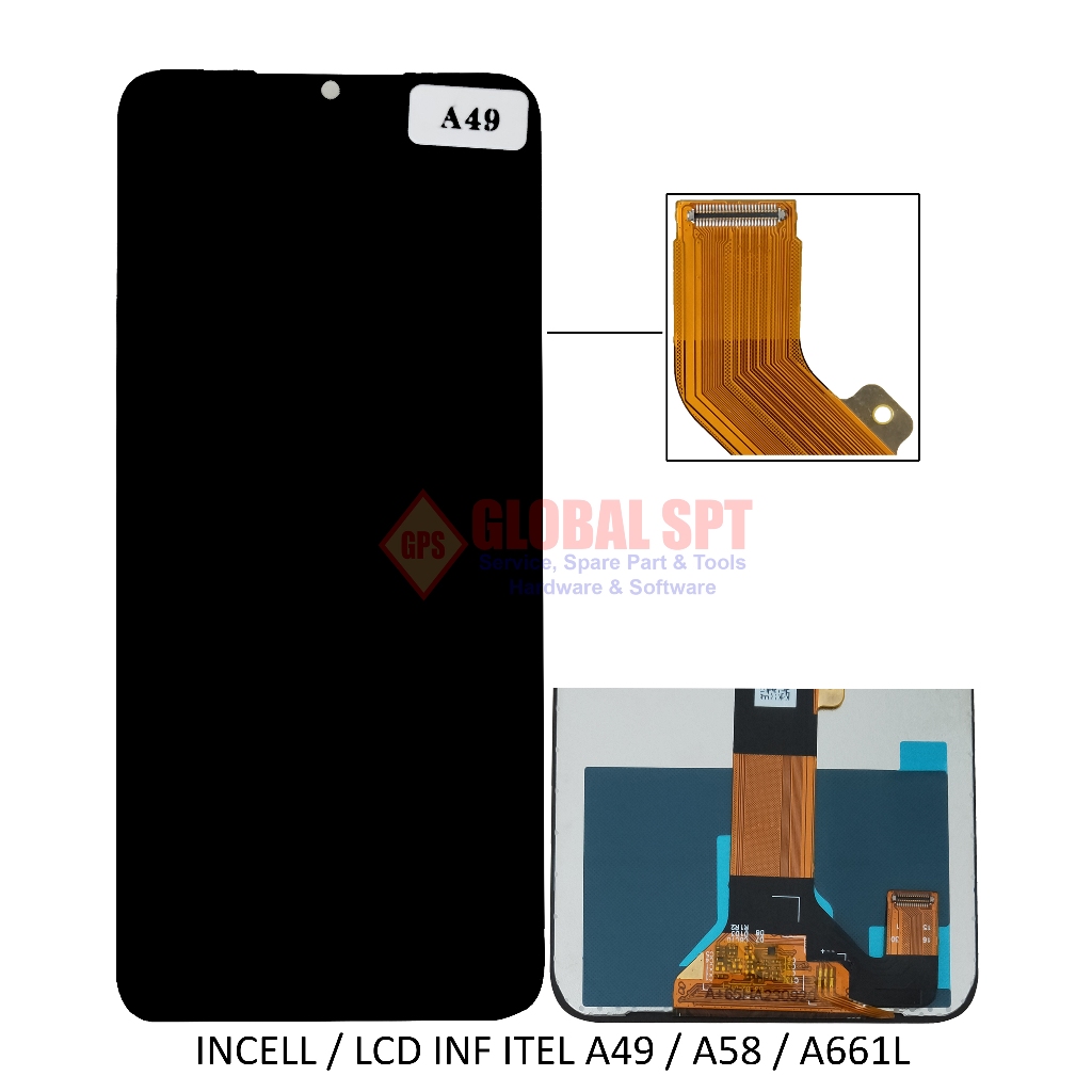 LCD TOUCHSCREEN INFINIX ITEL A49 / A58 / A661L / SPARK 8T / KG6P / A661WP / S17-S661W