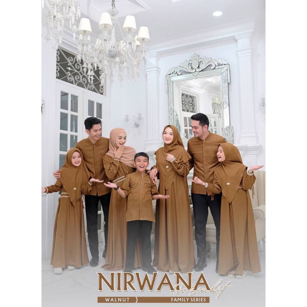 ANB FASHION NIRWANA WALNUT SARIMBIT 2024// SARIMBIT KELUARGA TERBARU// READY STOK & SIAP KIRIM