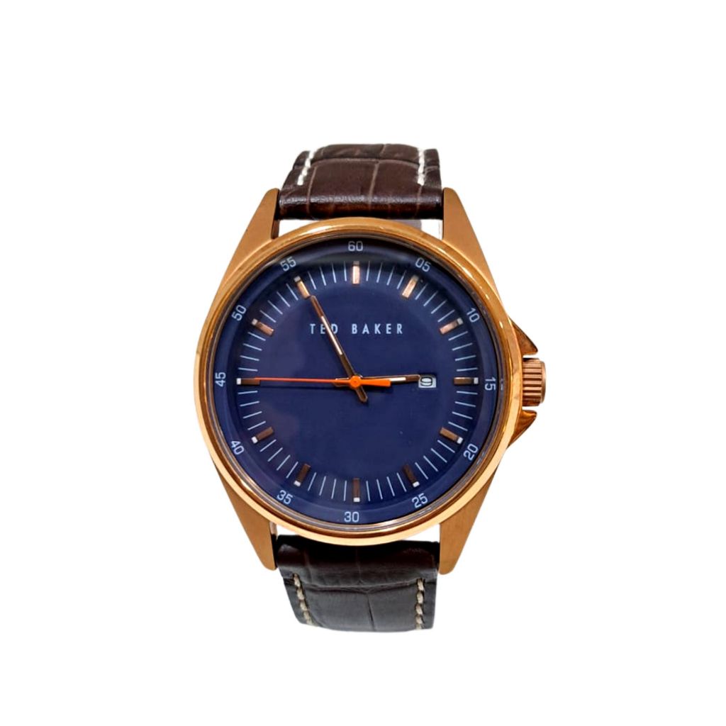 Jam Tangan TED BAKER TE 1116 Man Pria Leatherl Murah Original