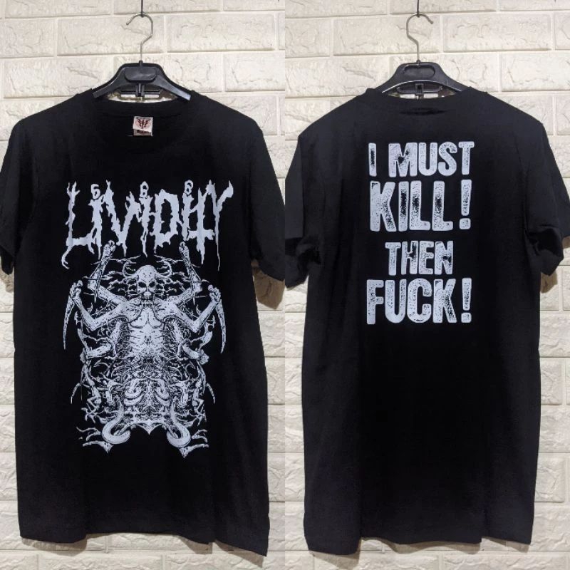 BAJU KAOS BAND LIVIDITY