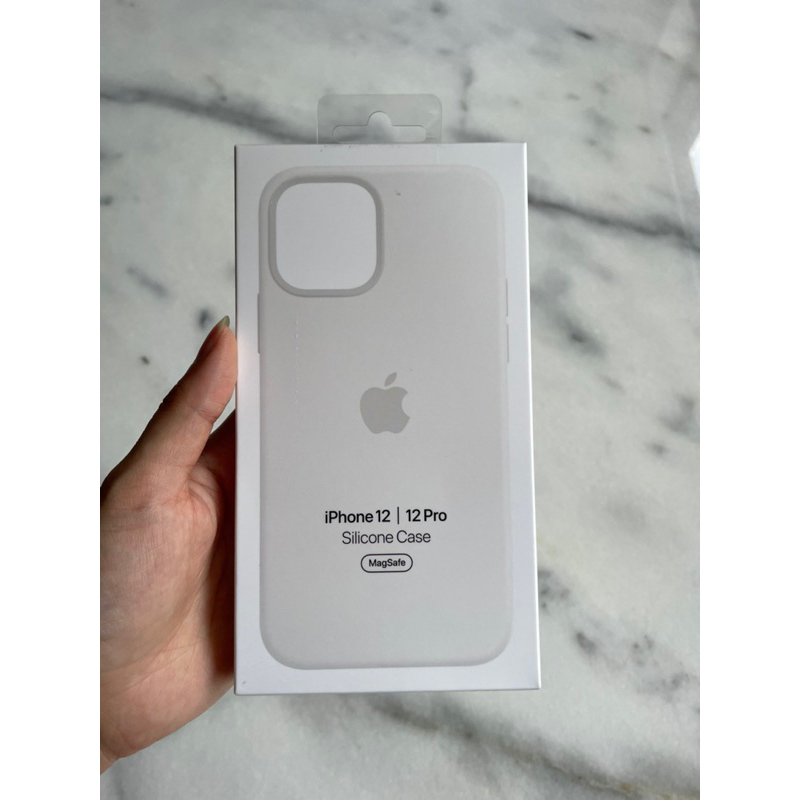 Apple Silicone Case White ORIGINAL iPhone12/12Pro Second