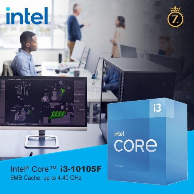 Processor Intel Core i3 10105F LGA 1200 Box