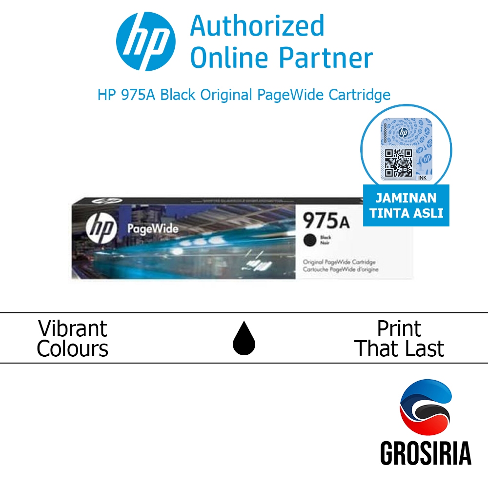 Tinta HP 975A Black Original PageWide Cartridge