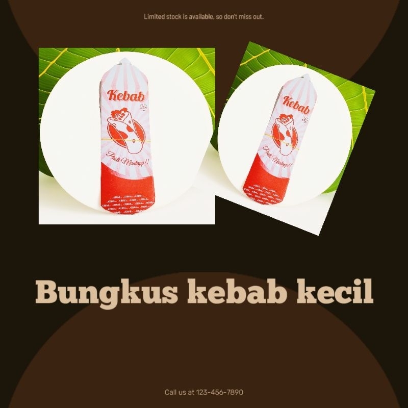 

Kemasan kebab kecil