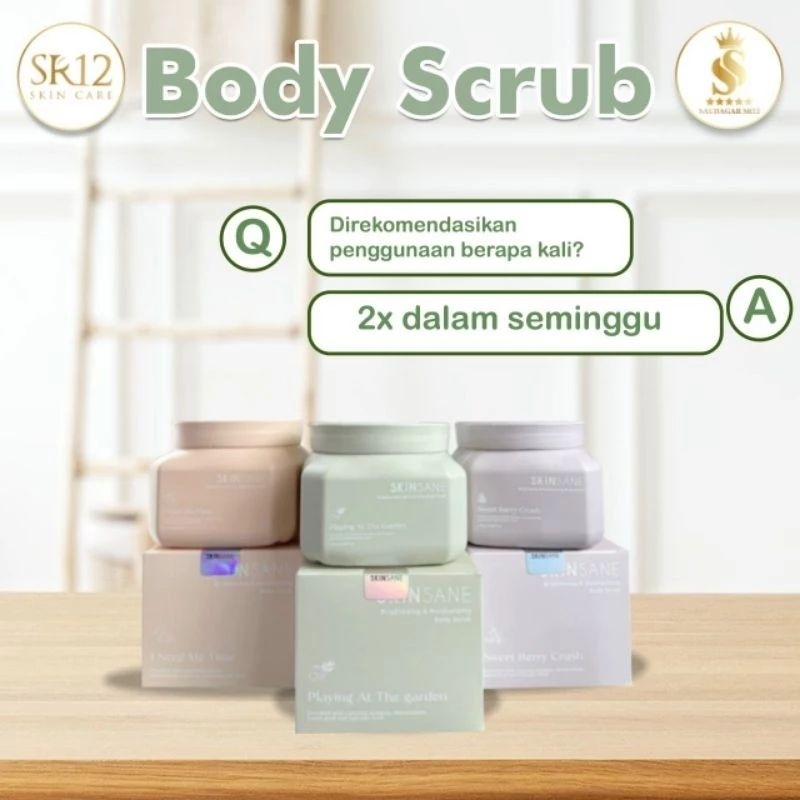 Skinsane Body Scrub/ Body Scrub/ Scrub Body