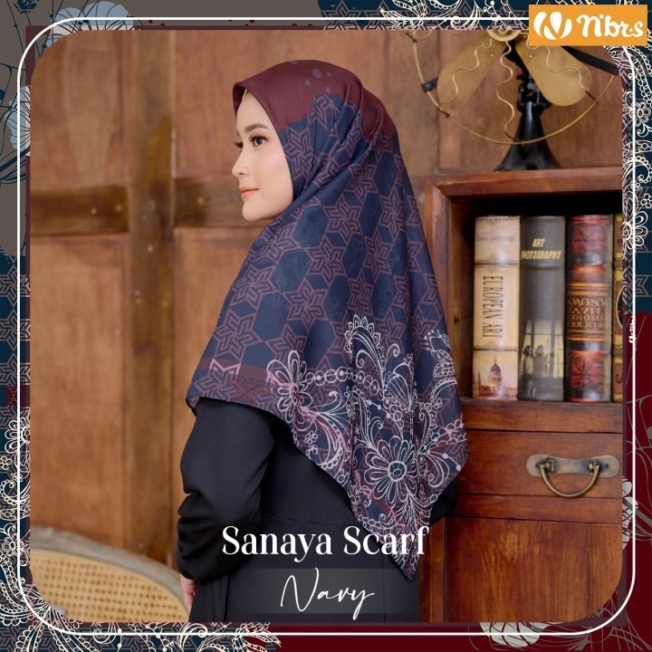 SCARF NIBRAS SANAYA SCARF/SCARF MOTIF TERBARU
