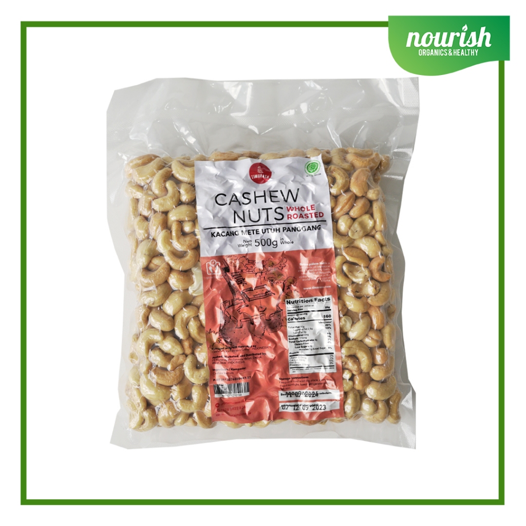 

Timurasa, Roasted Cashew Nuts (Kacang Mete Utuh Panggang) 500gr