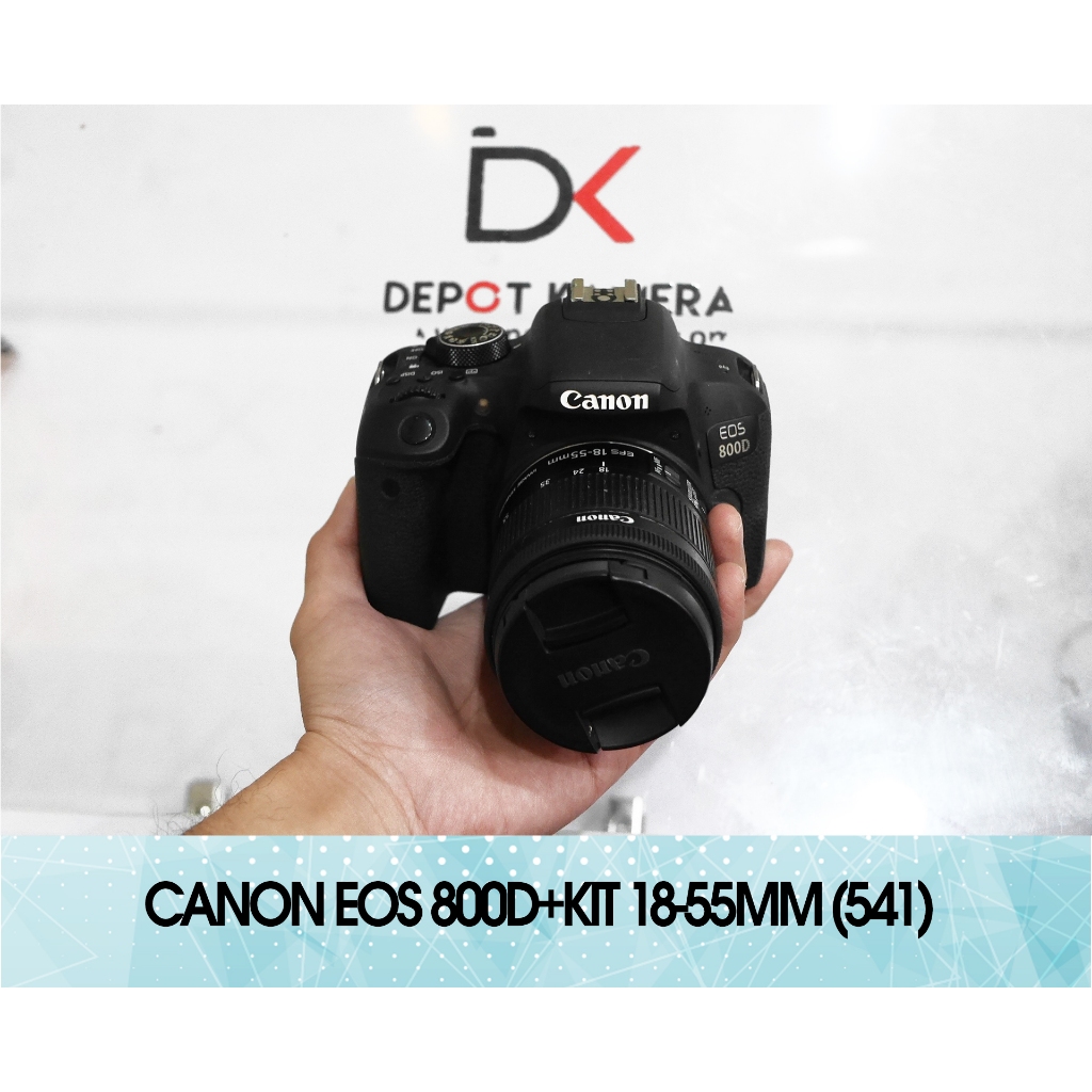 ( DEPOT KAMERA ) Second - Kamera Canon eos 800D plus kit 18-55mm kode 541