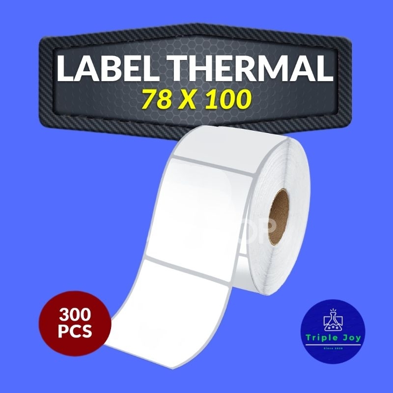 

Label Resi Thermal 78x100 mm sticker Label Stiker Online 300 Pcs x 78mm x 100 mm