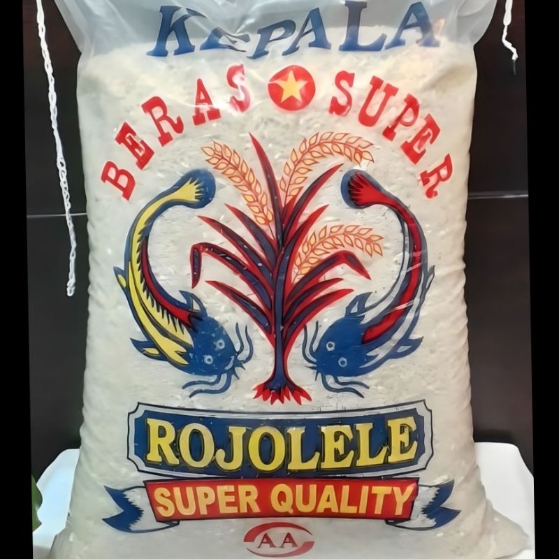 

Rojolele 5 Liter / Beras Kepala Super Rojolele kemasan 5liter/packing safety