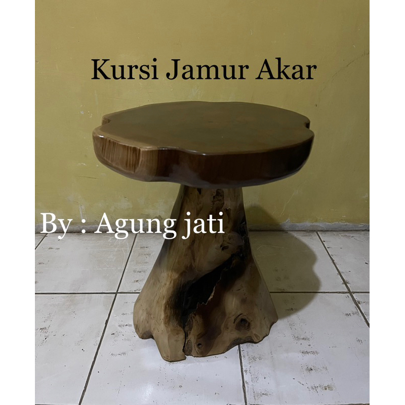KURSI JAMUR | KURSI AKAR | KURSI TERAS | KURSI STOOL | KURSI AKAR JATI