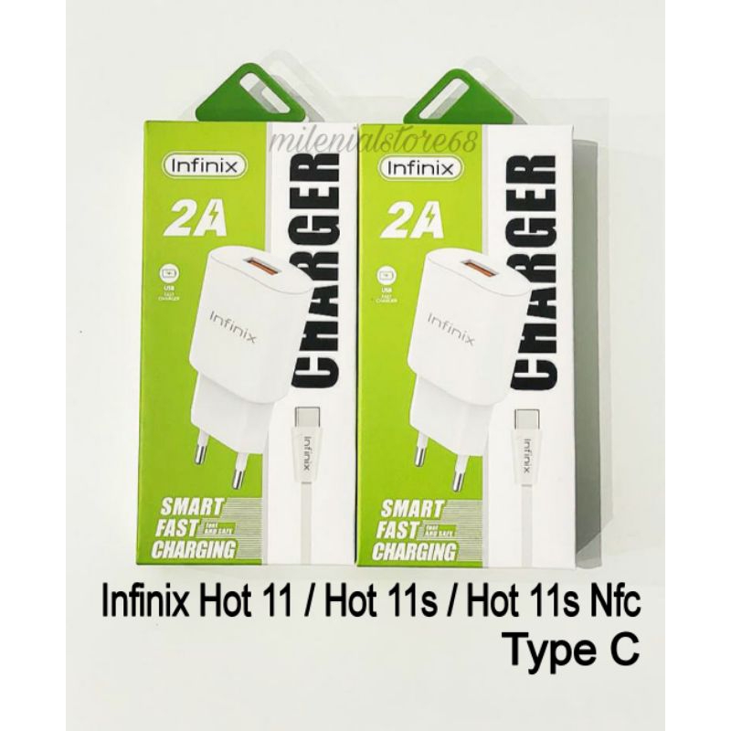 Casan Infinix Hot 11 Original Type C Charger Infinix Hot 11s/ Hot 11s NFC USB C Original
