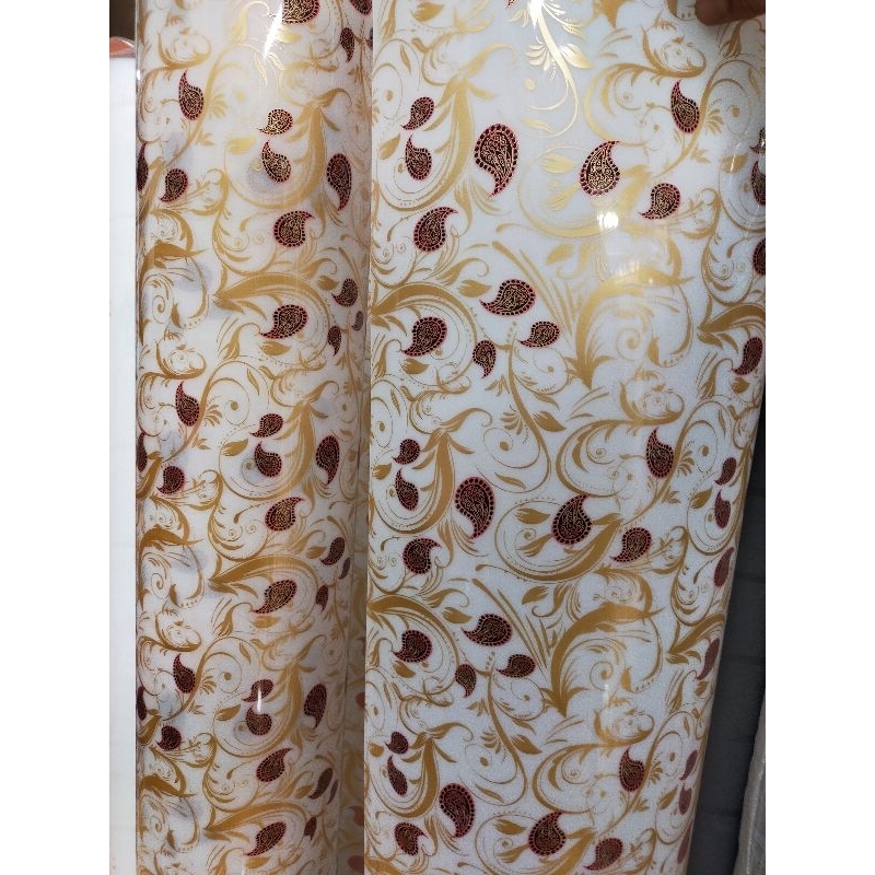FNy Fiber pagar plastik penutup pagar motif golden batik