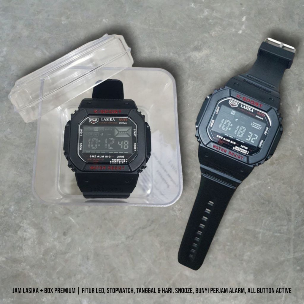 JAM TANGAN PRIA ANTI AIR TERBARU LASIKA PRIA SPORT & FASHION