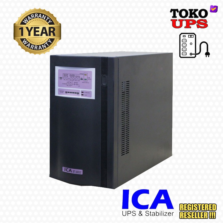 ICA ST1631C 3200VA 1600 Watt UPS Online Pure Sinewave