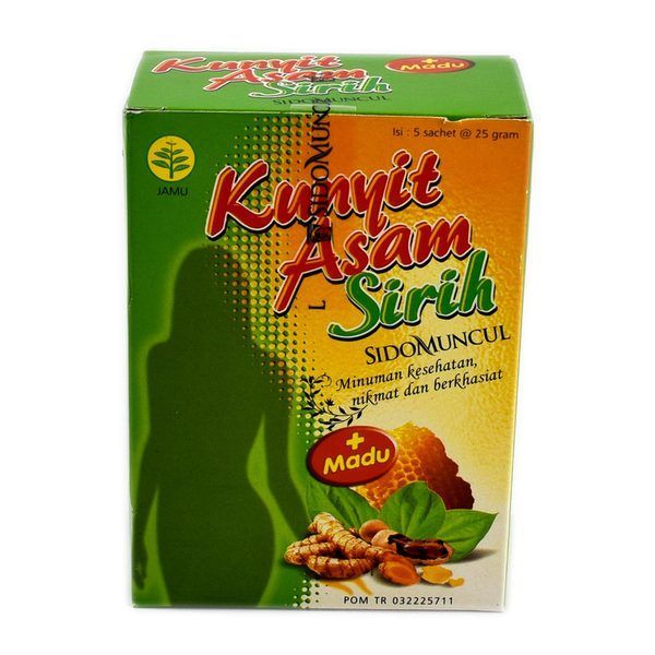 

Kunyit asam sirih sidomuncul 1 box 5's