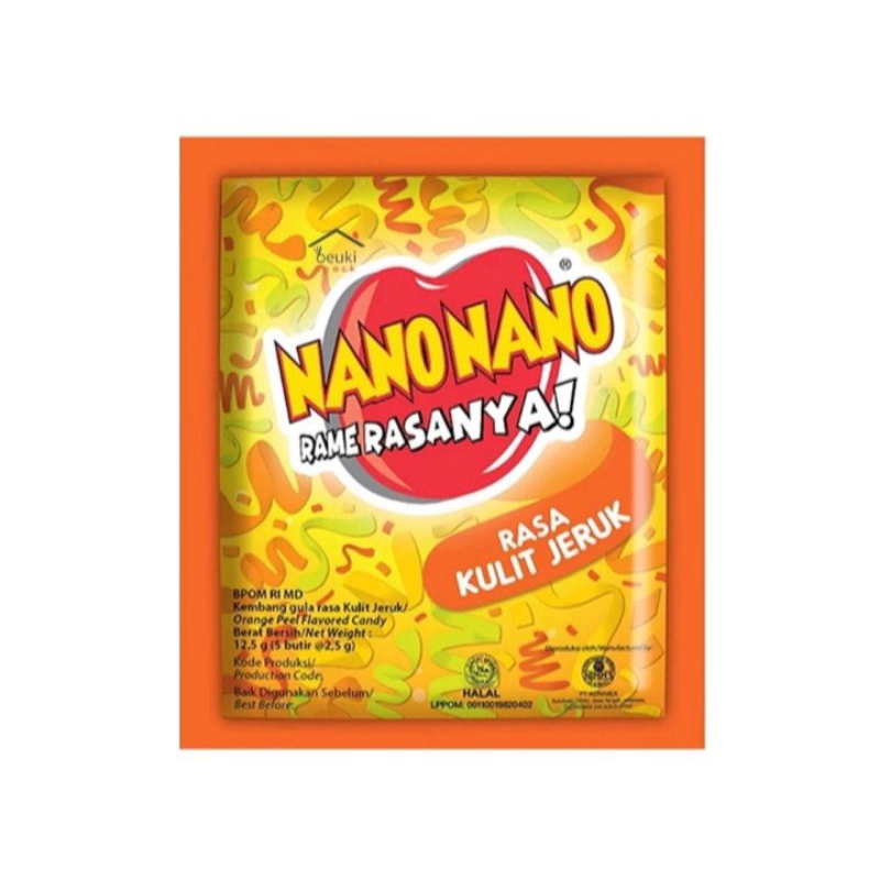 Nano nano permen kulit jeruk